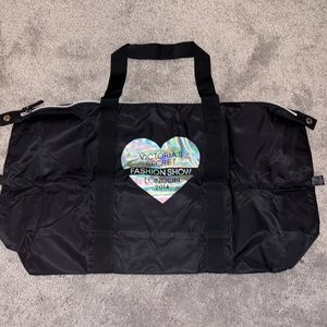 Victoria secret duffel bag and small bag